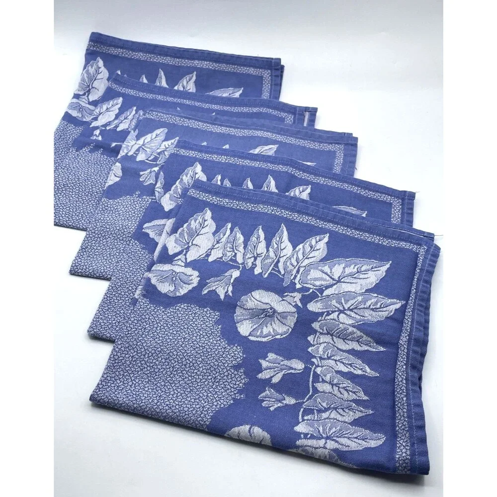 Le Jacquard Français Primrose Bordier Morning Glory 6 Napkins